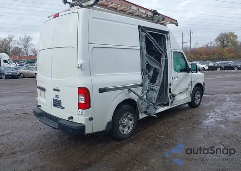 2018 Nissan Nv Cargo Nv2500 Hd Sv V6 из США, поврежденный, VIN 1N6BF0LY1JN809419